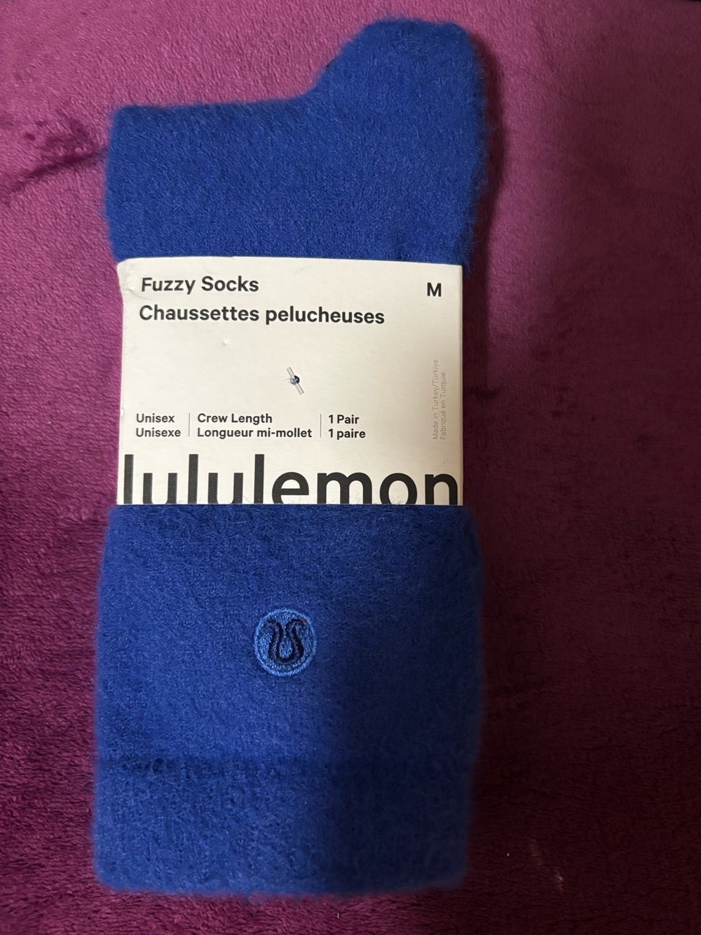 lululemon athletica Fuzzy Crew Socks - Royal Blue